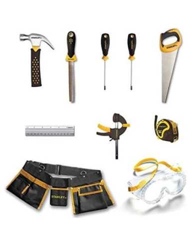 Juego de Herramientas para Niños Stanley Jr. 10 Piezas