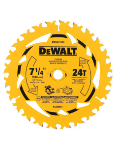 Hoja de Sierra Circular DEWALT 18.54 cm 24T 2-Pack DWA271424PK2