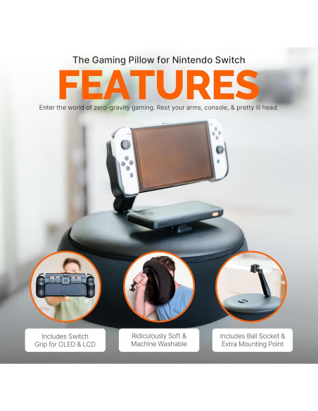 Almohada de Juego Mechanism para Nintendo Switch OLED y LCD