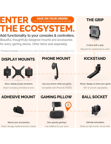 Almohada de Juego Mechanism para Nintendo Switch OLED y LCD