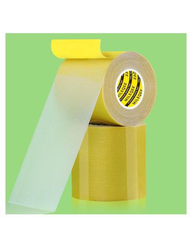 Cinta Doble Cara MILEQEE 8.1cm x 10m - Paquete de 2