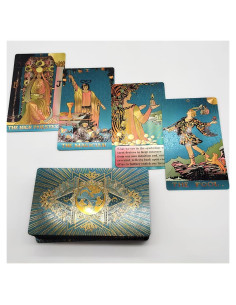 Baraja de Tarot de Lujo MSTICORA - 78 Cartas Impermeables