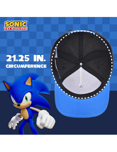 Gorra de béisbol ajustable Sonic the Hedgehog para niños