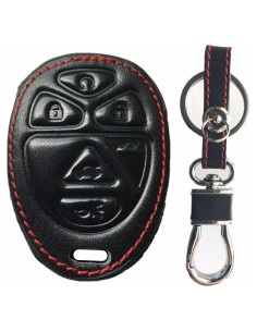 Cubierta de Control Remoto de Cuero RPKEY para Autos GM