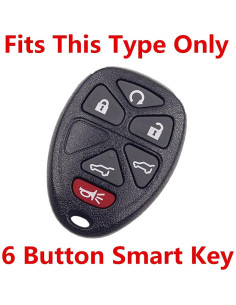 Cubierta de Control Remoto de Cuero RPKEY para Autos GM 2