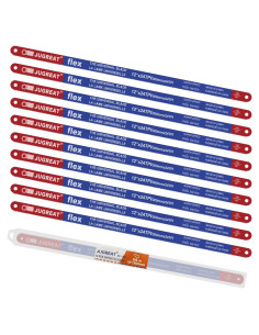 Hojas de sierra de arco JUGREAT 24 TPI 30,48 cm paquete 10