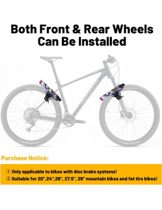 Guardabarros MTB ENLEE Delantero y Trasero 20-29" Ligero 2