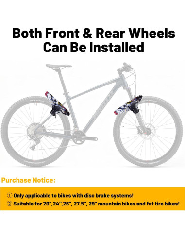 Guardabarros MTB ENLEE Delantero y Trasero 20-29" Ligero