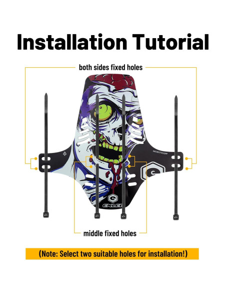 Guardabarros MTB ENLEE Delantero y Trasero 20-29" Ligero