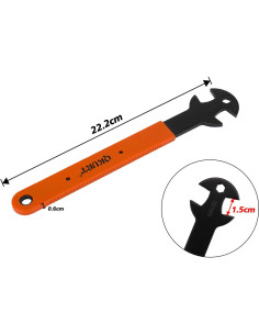 Llave de Pedal de Bicicleta QKURT 15mm con Mango Antideslizante 2