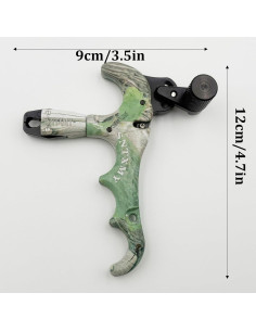 Liberación de arco SNTXMY 4 dedos Camo para arco compuesto 2