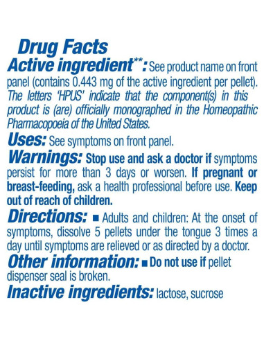 Bismuthum Metallicum 30C Boiron - 80 Gránulos para Estómago