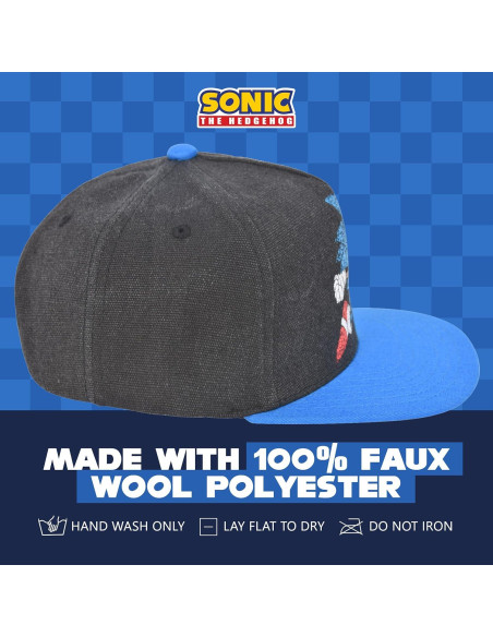 Gorra de béisbol ajustable Sonic the Hedgehog para niños