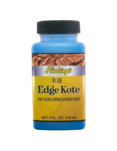 Fiebing's Edge Kote 4 Oz Azul - Colorante para Bordes de Cuero