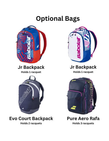Raqueta de Tenis Babolat Nadal Jr 19-26" + Mochila Incluida