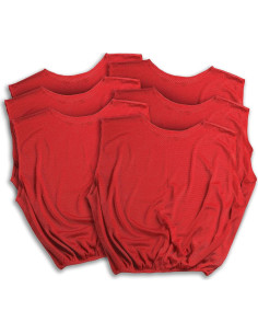 Paquete de 6 camisetas de práctica SKLZ - Malla transpirable para deportes 2