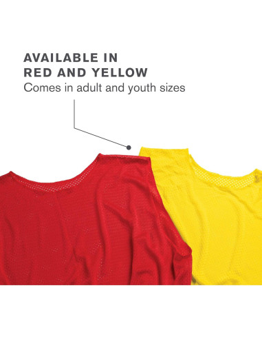 Paquete de 6 camisetas de práctica SKLZ - Malla transpirable para deportes