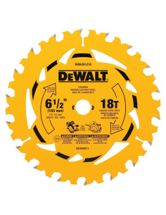 Hoja de sierra circular DEWALT 16.5 cm 18T DWA261218