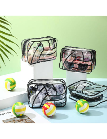 12 Bolsas de Regalo Voleibol Reginary PVC Transparentes 18x11 cm