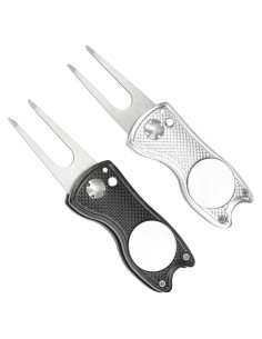 Herramientas de Reparación de Divots de Golf Eshan GDT-28U 2 Pcs