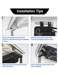 Bolsa de Almacenamiento de Techo PGmoon para Carro de Golf 2