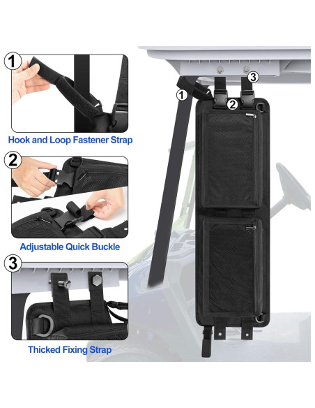 Bolsa de Almacenamiento de Techo PGmoon para Carro de Golf