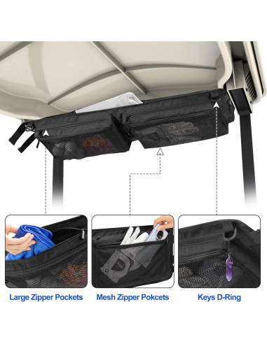 Bolsa de Almacenamiento de Techo PGmoon para Carro de Golf