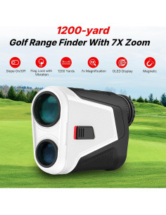 Medidor de Distancia de Golf WOSPORTS L-06G OLED 1200m 2