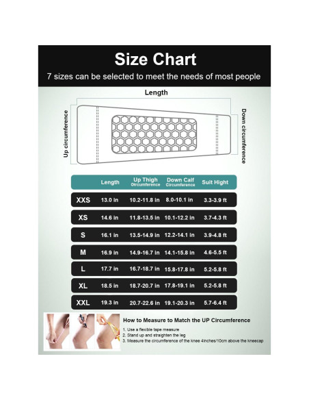 2 Mangas de Rodilla Compresivas SUJAYU para Baloncesto - Blanco Mediano