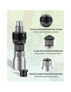 Extractor de Bielas Pawfly para Bicicleta - Acero al Carbono 2