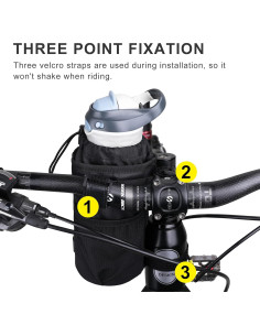 Bolsa de Agua para Manillar Rhinowalk Y9100 1.2L Negra 2