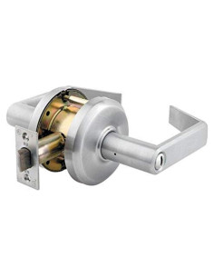 Juego de palancas de privacidad Stanley QCL240E619 Níquel Satinado