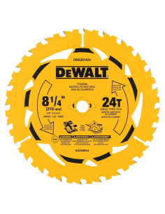 Hoja de Sierra Circular DEWALT 21 cm 24T para Madera