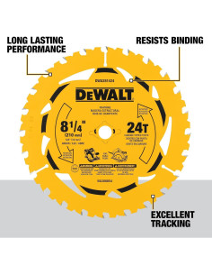 Hoja de Sierra Circular DEWALT 21 cm 24T para Madera 2