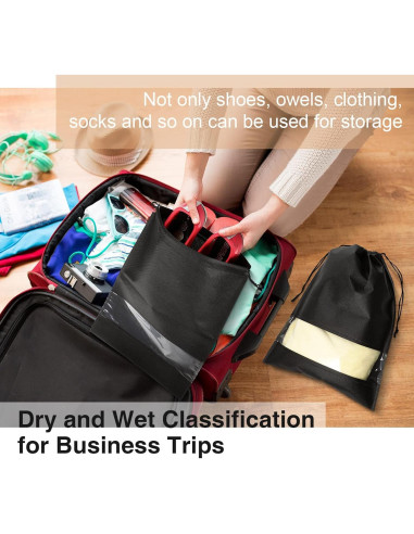 50 Bolsas de Almacenamiento de Zapatos Shappy 32x44cm