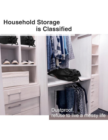 50 Bolsas de Almacenamiento de Zapatos Shappy 32x44cm