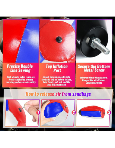 Bolsa de Velocidad de Boxeo INNOLIFE TM-0092 16.8x24.9cm