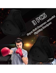 Equipo de Lucha para Niños Jerify - Cabezal Protector Ajustable Negro 2