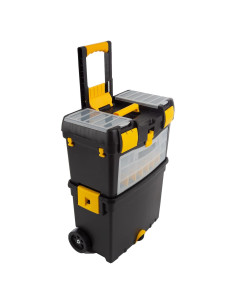 Caja de herramientas rodante Stalwart con 24 compartimentos