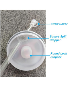 Juego de Accesorios Silicona Ajedrmy para Tazas Stanley 40 oz 2