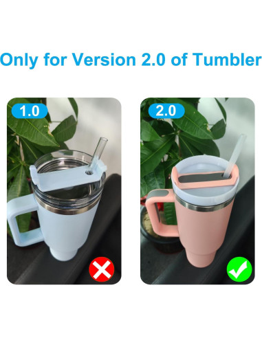 Juego de Accesorios Silicona Ajedrmy para Tazas Stanley 40 oz