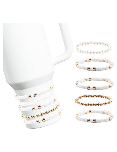 Accesorios Copa Stanley Ceoyiler 5 Pcs Blanco Bohemio