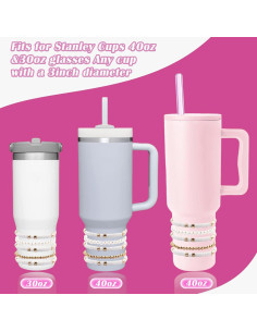 Accesorios Copa Stanley Ceoyiler 5 Pcs Blanco Bohemio 2
