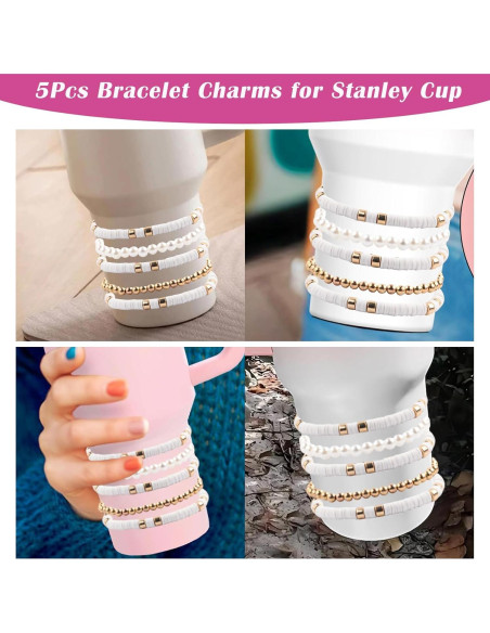 Accesorios Copa Stanley Ceoyiler 5 Pcs Blanco Bohemio