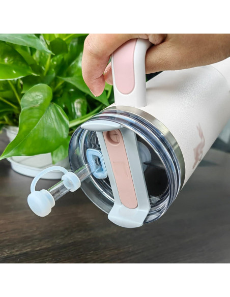 Juego de Tapas Antiderrame HOMDSG para Stanley Cup 2.0 1.18L 0.89L