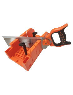 Caja de inglete ACEgoes 30.48 cm con sierra y 4 ángulos