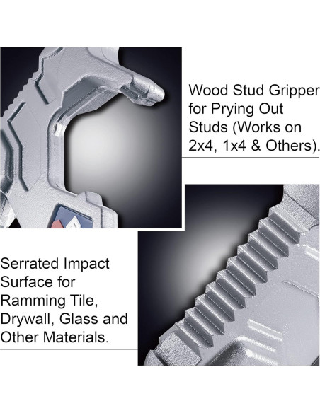 Herramienta de Demolición Vaughan 38 cm Multifuncional Azul