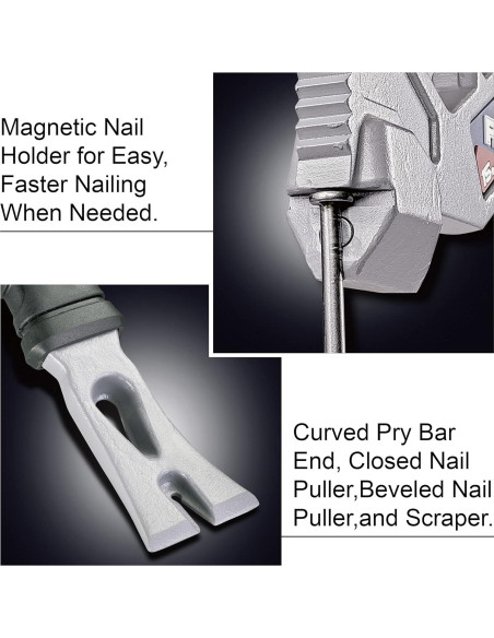 Herramienta de Demolición Vaughan 38 cm Multifuncional Azul