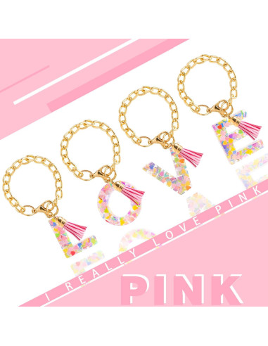 Encanto de Letra Rosa CCINPPY para Taza Stanley 1 PCS