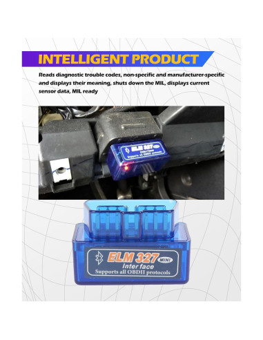 Escáner OBD2 Bluetooth SCUARI 2740SMY001 Diagnóstico 12V